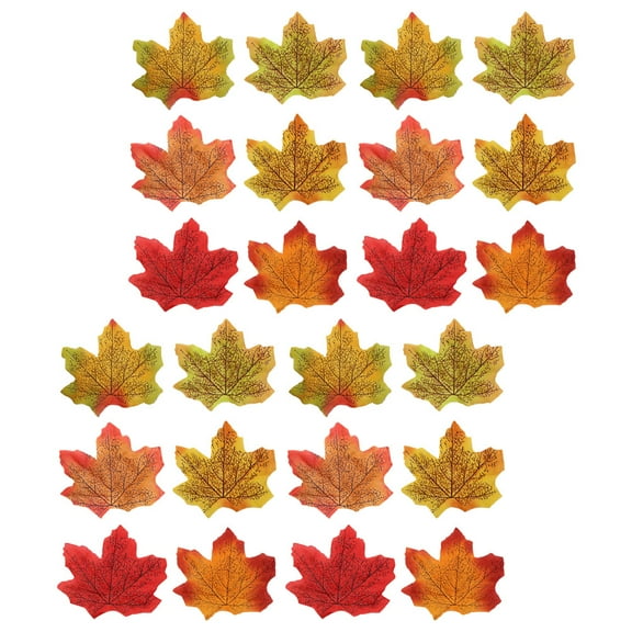 LOLIPPYY Fake Autumn Maple Leaves Decoration for Thanksgiving Party and Seasonal Display