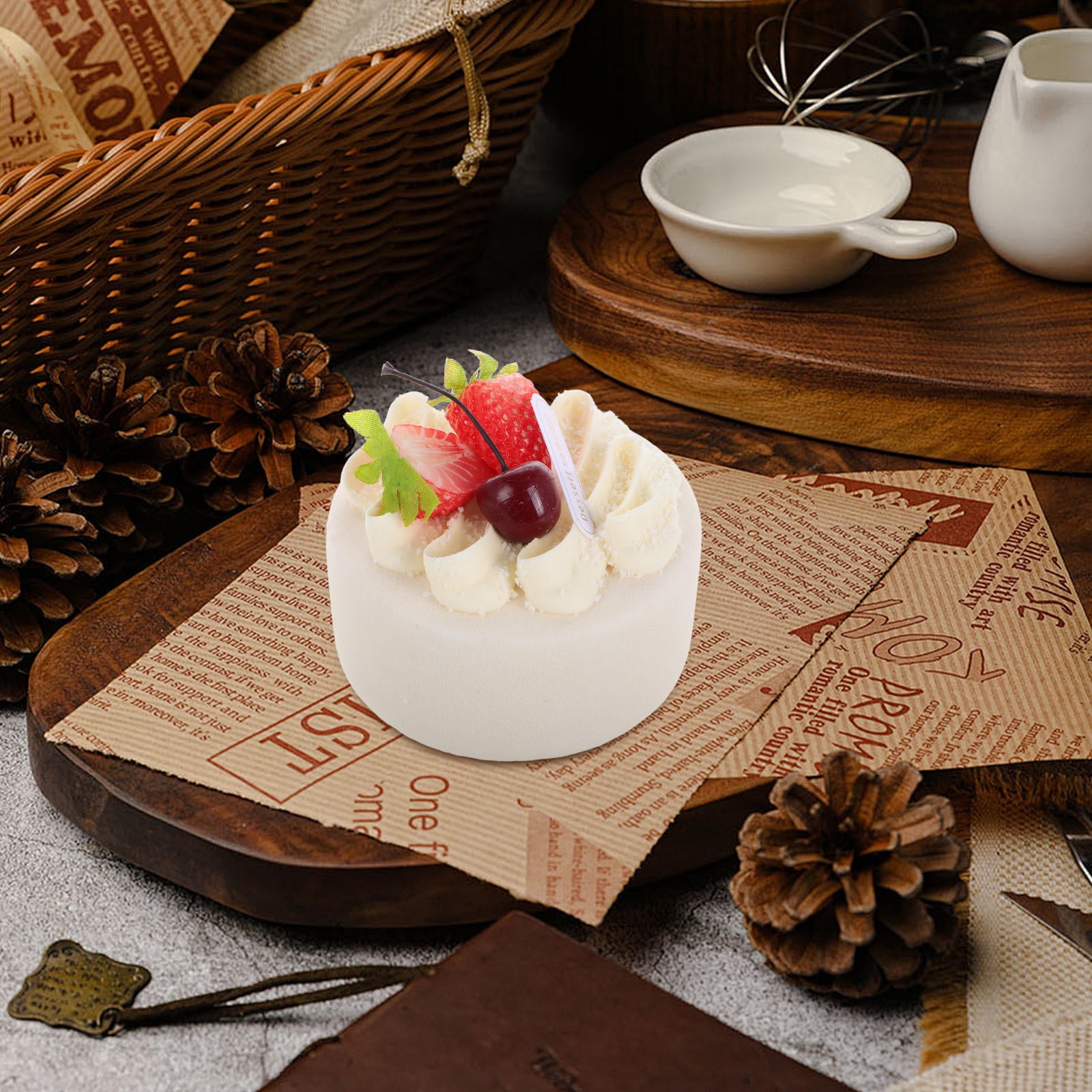 LOLIPPYY Fake Cake Display For Store Displays Multi PVC Round 1Pcs ...