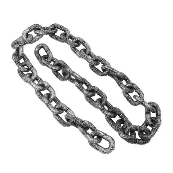 LOLIPPYY Lightweight Decorative Fake Dog Chain Plastic Prop for Outdoor Costumes, Pet Accessories and Party Supplies