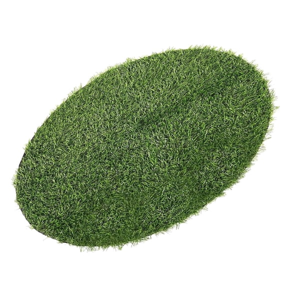 LOLIPPYY Fake Grass Mat for Furniture Use Lightweight Table Decor in Green Color