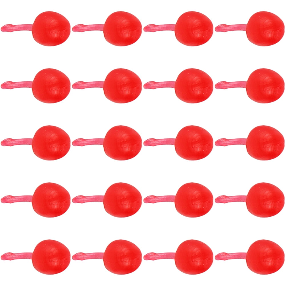 LOLIPPYY False Cherry Decor for Shopping Mall 20Set Round Red PVC ...