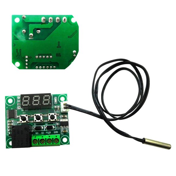 LOLIPPYY Fan Temperature Controller Digital Thermostat Plastic Set for Indoor Temperature Regulation