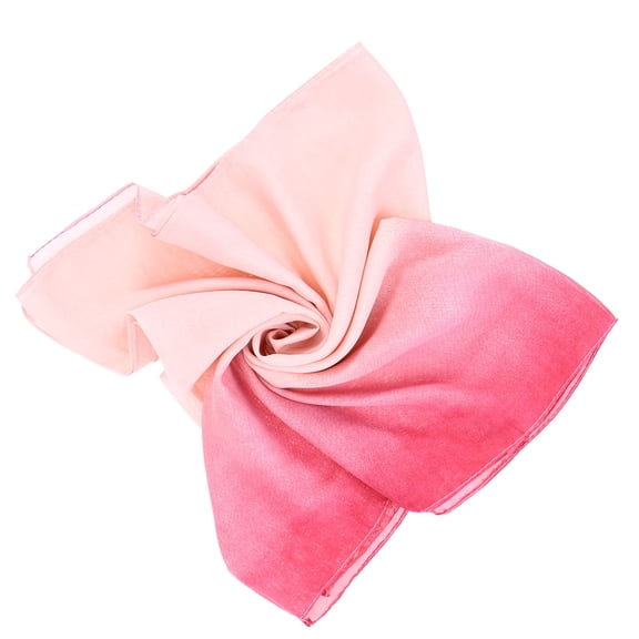LOLIPPYY Fashion Beach Scarf Pink Gradient Lightweight Chiffon Elegant Versatile Design for Daily Wear