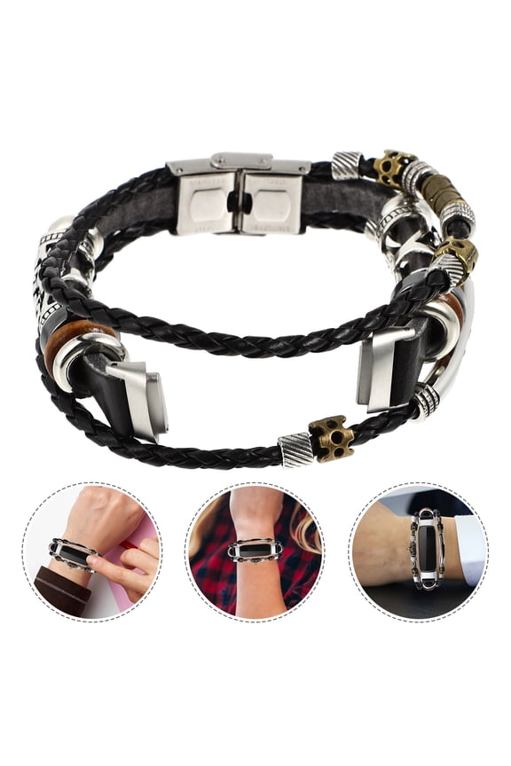 Fashion Black Watch Band Strap with Chic Jewelry Style Lightweight and Durable Look