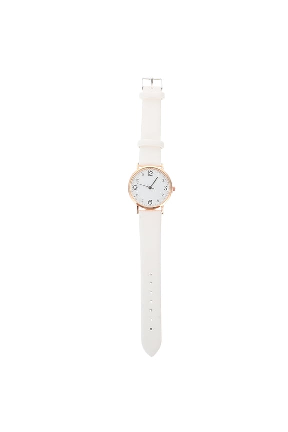 FashionWomen's Wristwatch in White with Adjustable Band for Casual Wear, Elegant Design