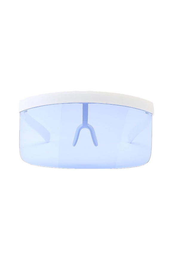 Fashionable Blue Sunscreen Sunglasses Windproof Eyewear for Outdoor Decoration