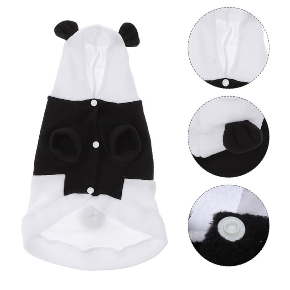 LOLIPPYY Fashionable Dog Panda Costume Pet Winter Dress Comfortable for Walking and Outdoor Use