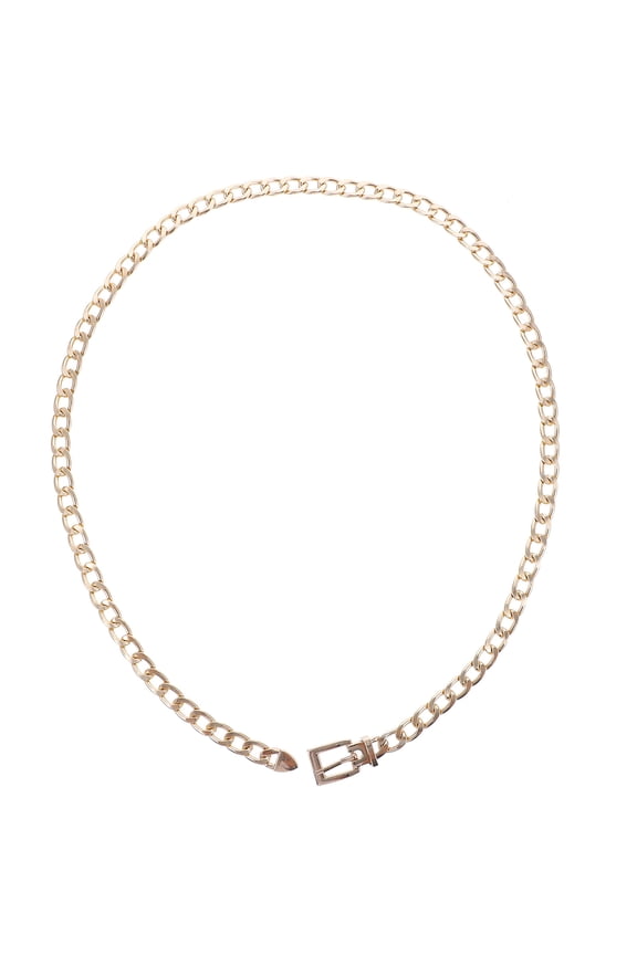 Fashionable Golden Metal Waist Strap Chain Belt for Jeans and Trouser Pants Decoration