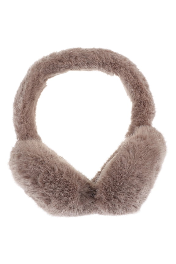 Brown Women's Stylish Earmuffs, 1 Piece Faux Cold Weather Ear Warmers