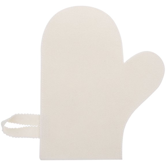 LOLIPPYY Felt Shower Sauna Glove Moisture Absorption 1Pcs Simple Design