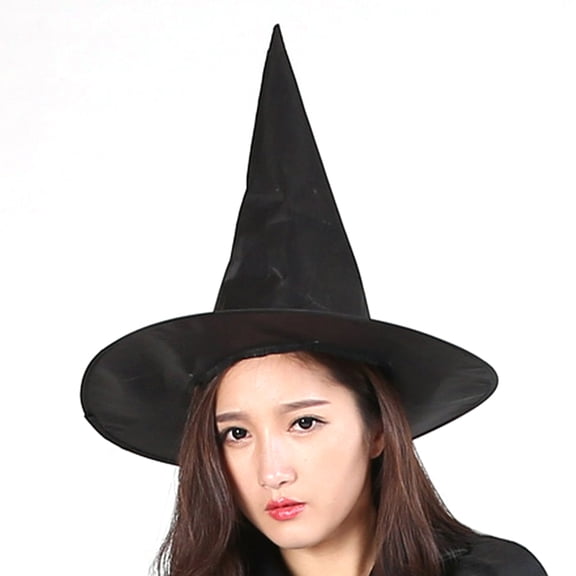 LOLIPPYY Black Felt Wizard Hat, Costume Prop for , Cosplay, Role Play Party, 1 Piece