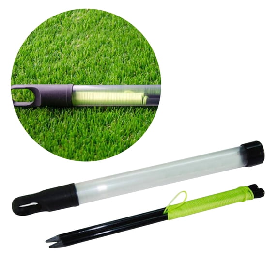 LOLIPPYY Fiberglass Golf Alignment Stick with Black Nylon for Swing Plane and Ball Position Practice