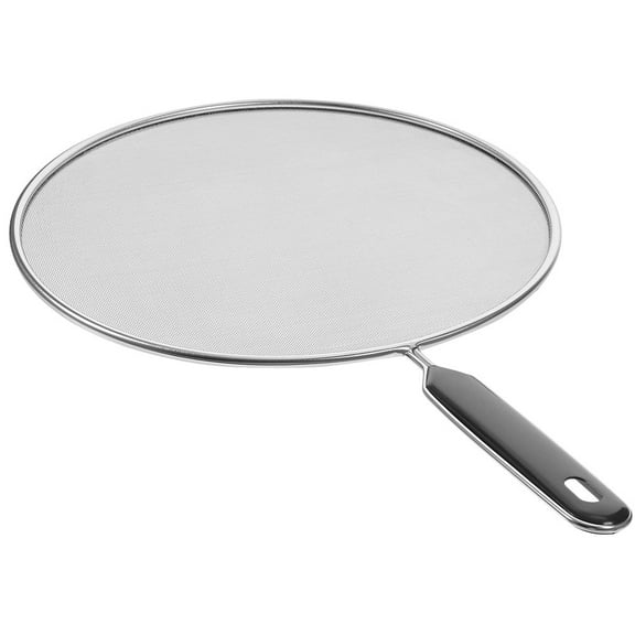 LOLIPPYY Fine Mesh Pan Cover for Frying with Oil Splatter Prevention and Rust Proof Design