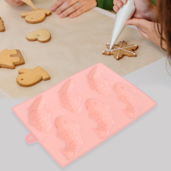 LOLIPPYY Silicone Fish Mold for Candy and Cookie Baking with Quick Demould