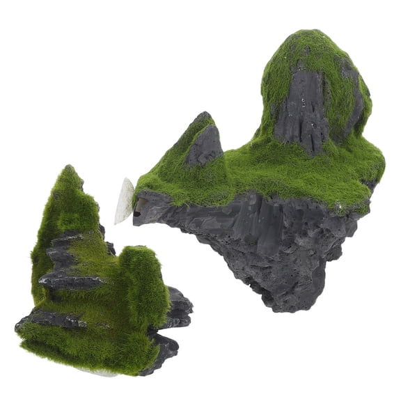 LOLIPPYY Natural Floating Rockery Aquarium Decoration for Fish Tanks, Underwater Landscape