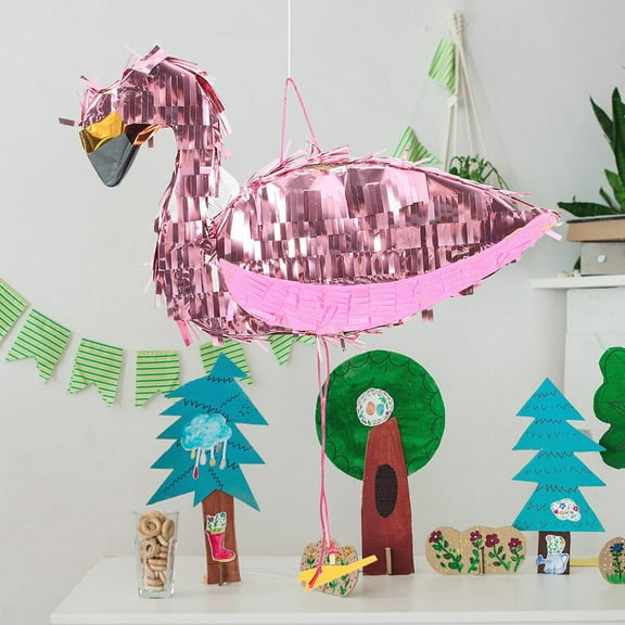 LOLIPPYY Flamingo Pinata Game Favors for Hawaiian Party Decoration 1 Set