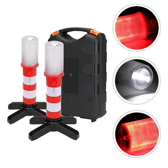 LOLIPPYY LED Emergency Roadside Flares with Flashing , ABS Material, 1 Set for Safety and Visibility