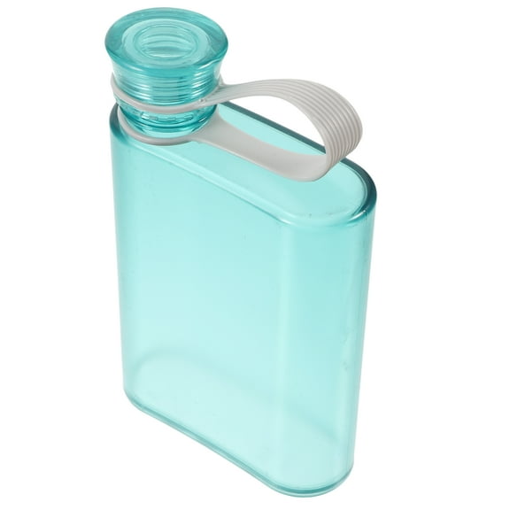 LOLIPPYY Flat Water Flask Multi Liquid Storage Portable 1Pack for Fitness Back to School