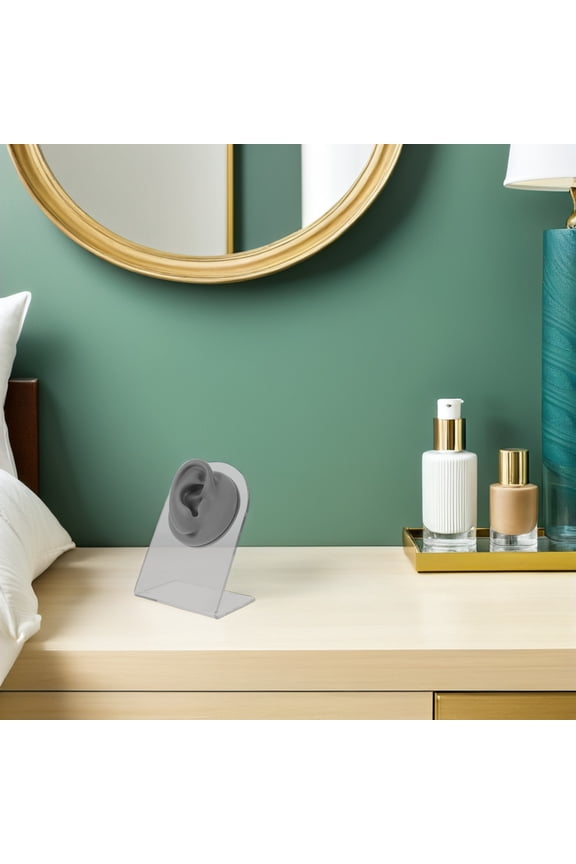 Flexible Silicone Fake Ear Model Stable Silicone Ear for Piercing Practice and Display