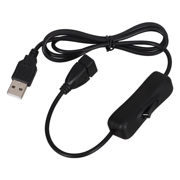 LOLIPPYY Flexible USB Fan Extension Cord with Inline Button for Industrial and Desktop Cooling Devices