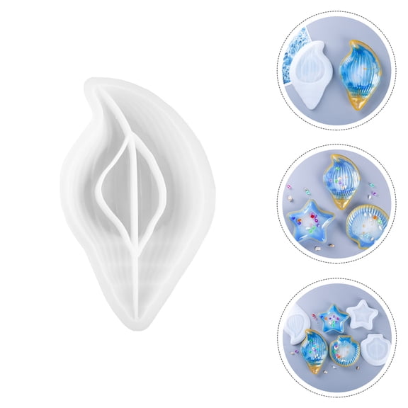 LOLIPPYY Flexible White Silicone Art Mold for Crafting Irregular Plates and Storage Dishes