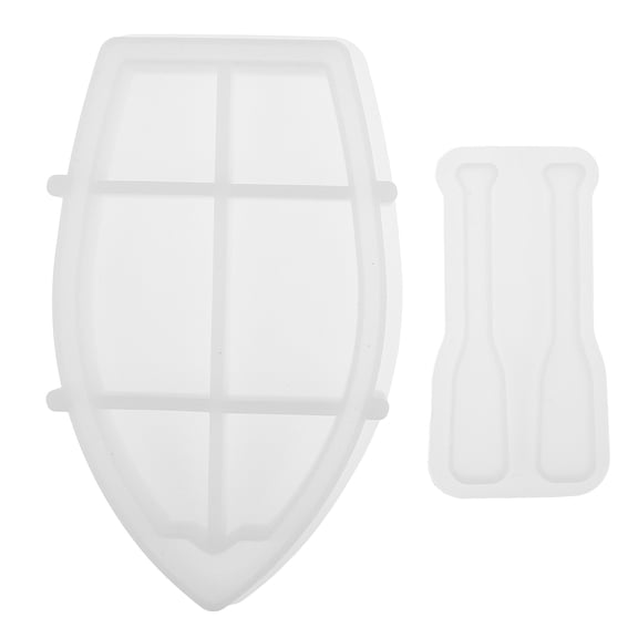 LOLIPPYY Flexible White Silicone Mold for Mold Making Boat Shape Resin Casting Kit