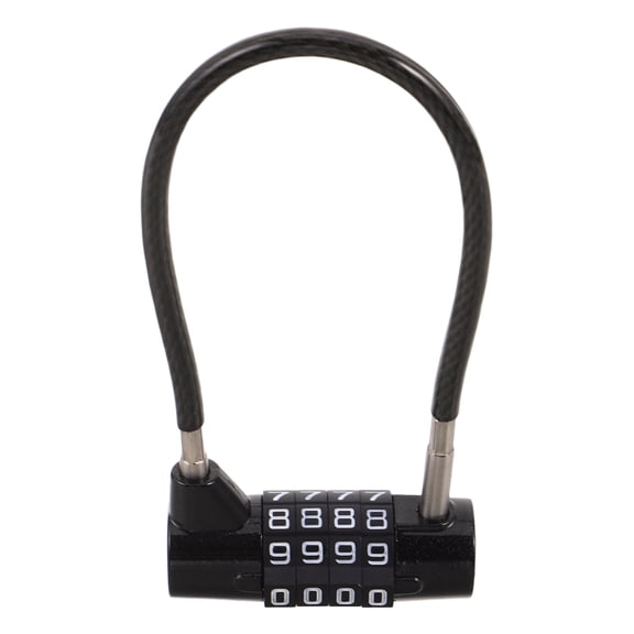 LOLIPPYY Flexible Wire 4 Digit Combination Lock Cable for Suitcases Cabinets and Gym Locker Security