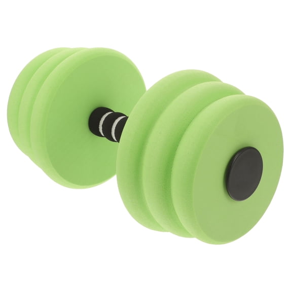 LOLIPPYY Green Floating Pool Dumbbells for Balance, Coordination, and Muscle Group Strengthening Exercise