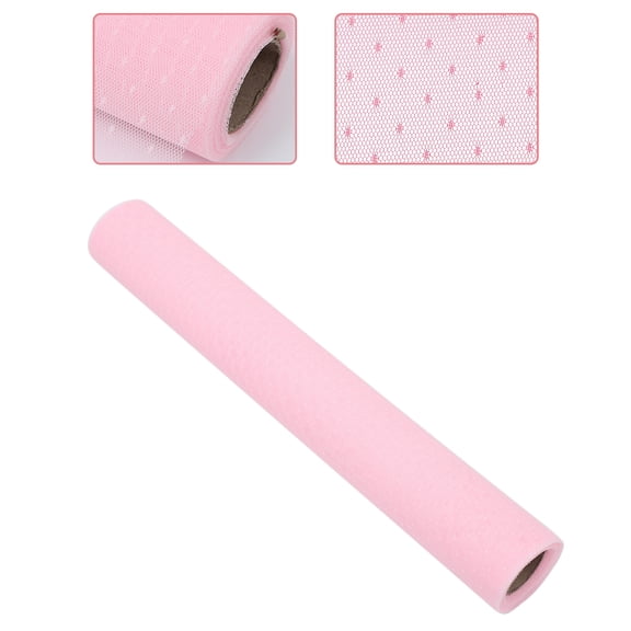 LOLIPPYY Floral Packing Mesh in Pink for Bouquet Wrapping and Handicraft Usage