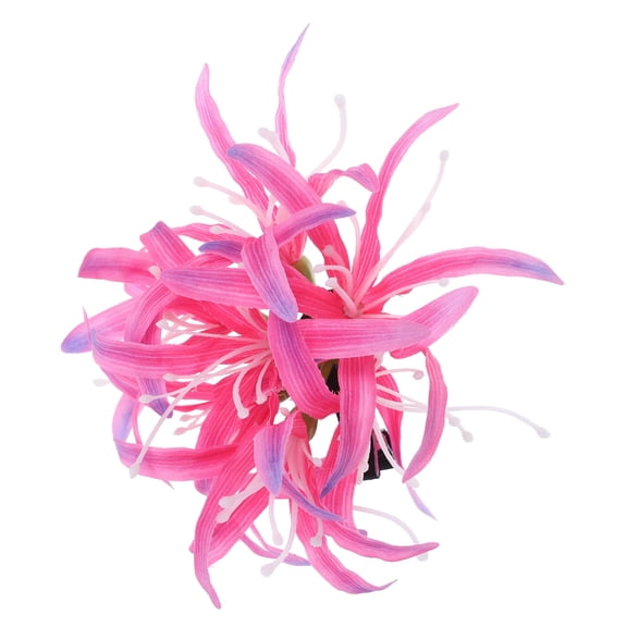 LOLIPPYY Flower Hair Decoration Hair Barrette Versatile Styling Rosy 1Pcs