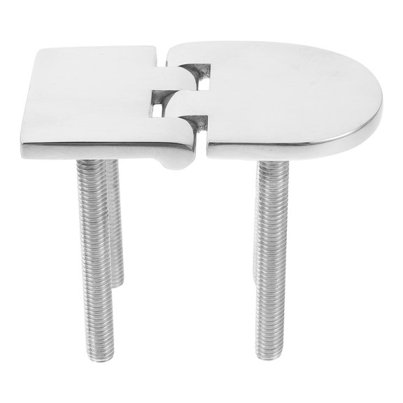 LOLIPPYY Flush Mount Threaded Bolt Hinge for Marine Cabinet Doors and Boat Hatch Hardware