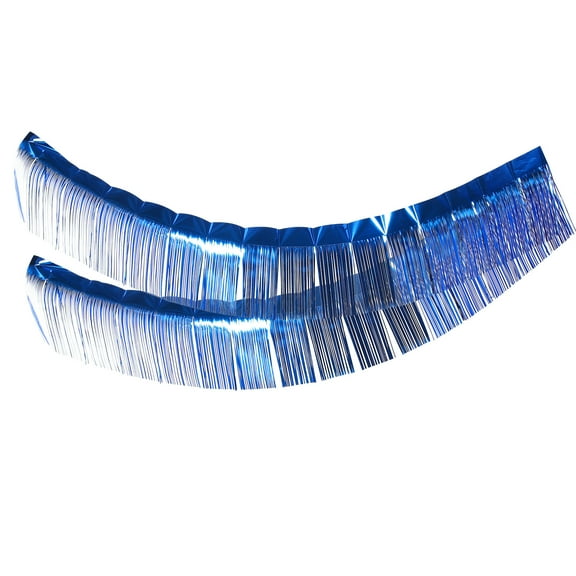 LOLIPPYY Glitter Foil Fringe Curtain Streamer Garland Banner Party Decoration for Parade and Celebration