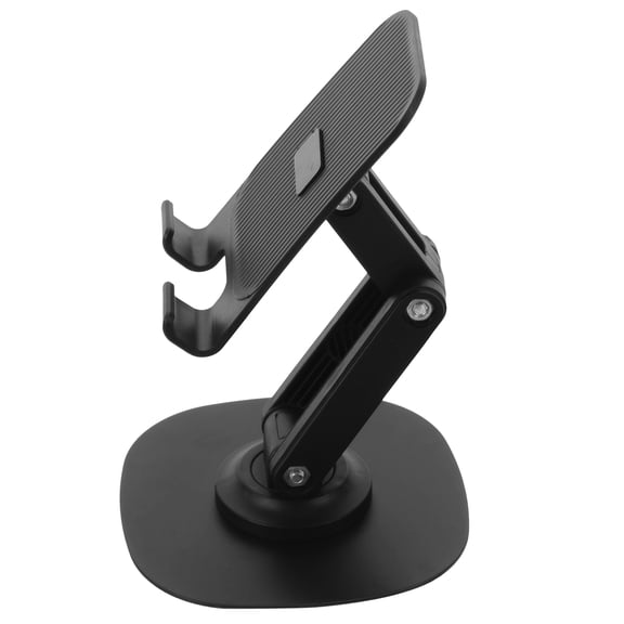 LOLIPPYY Foldable Desktop Phone Holder Rotating Adjustable Phone Stand Stable Black for Bass Drum