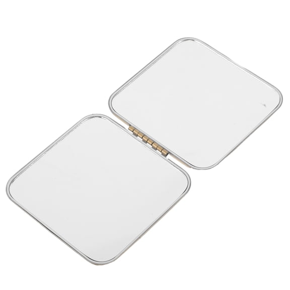 LOLIPPYY Foldable Metal Pocket Mirror Golden Compact Travel Mirror with Magnification for Salon Use