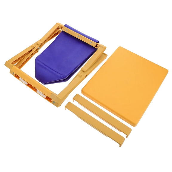 LOLIPPYY Portable Foldable Toilet Seat for Travel and Camping, Orange, Made with PP and TPE Materials
