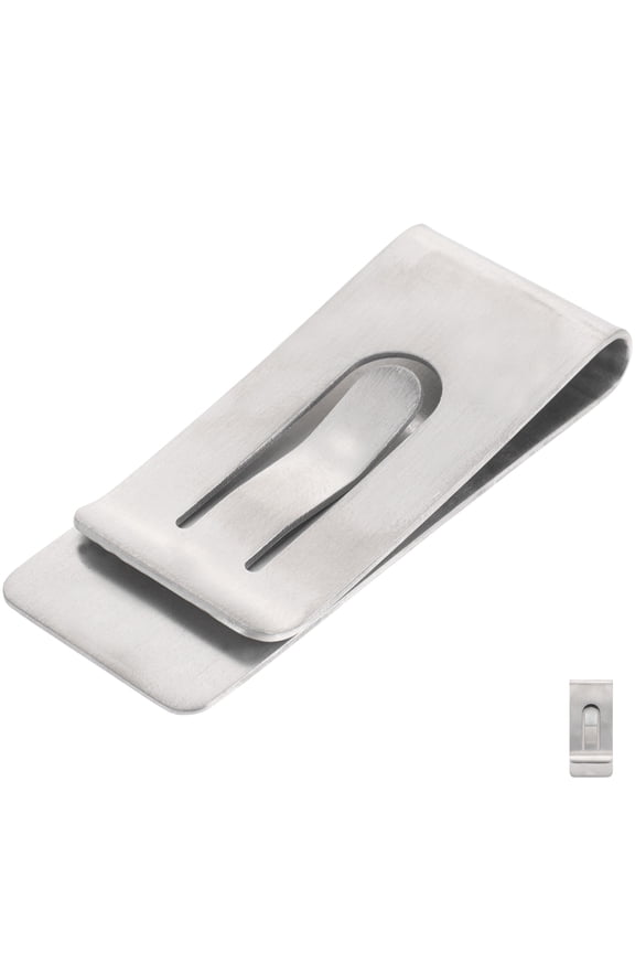 Folding Money Clip Ticket Holding Titanium 1Set