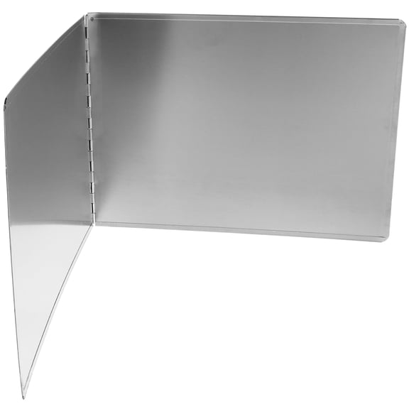 LOLIPPYY Folding Plated Silver Grease Screen for Stove Wall Protector Splash Guard Oil Shield Easy Storage