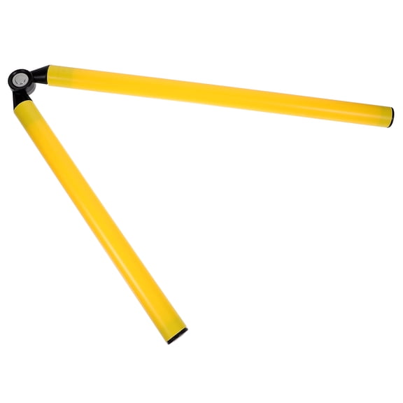 LOLIPPYY Folding Soccer Pole Agility Training Equipment Lightweight Yellow Plastic Portable Soccer Training Poles