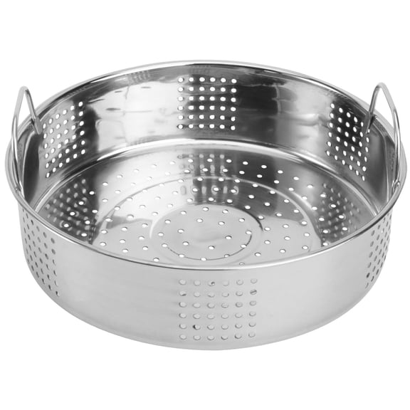 LOLIPPYY Food Steamer Basket Silver Stainless Steel for Dumplings and Buns Kitchen Use