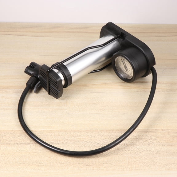 LOLIPPYY Foot Pump Bicycle High Pressure Inflator Aluminum Alloy for Cyclists 1Pack