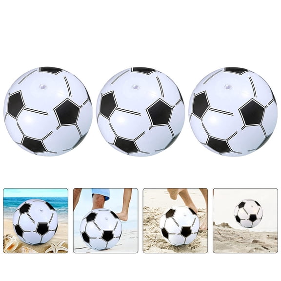 LOLIPPYY Football Inflatable Decor Inflatable Football Toys Multi PVC 3Pcs for Fan Gear