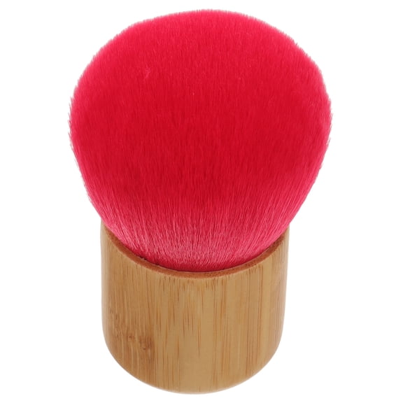 LOLIPPYY Foundation Makeup Brush Red Powder Foundation Brush for Face Applying Loose Powder Women 1Pack