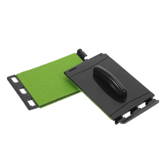 LOLIPPYY Fretboard Cleaning String Scrubber Ergonomic Green for Guitar and Bass Maintenance 1Set
