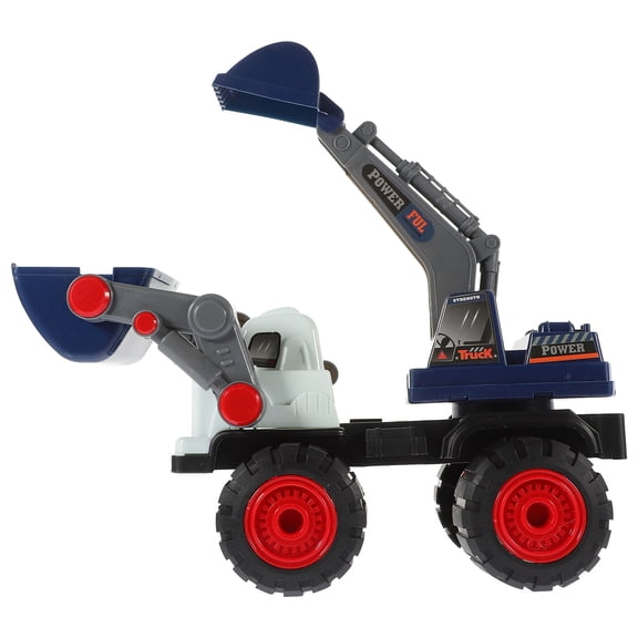 LOLIPPYY Funny Cartoon Excavator Toy Model for Kids Plastic Construction Vehicle Plaything 5.5 Inches