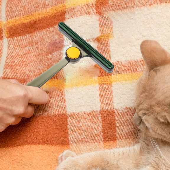 LOLIPPYY Fabric Depiller Fuzz Removing Machine Green Hairball Remover for Clothes 1 Set