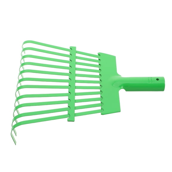 LOLIPPYY Tine Manganese Steel Garden Leaf Rake Head Replacement Green
