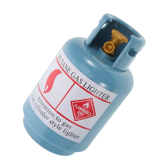 LOLIPPYY Gas Cylinder Shaped Coin Jar Unbreakable Bank for Money Container Storage All Ages 1Pack