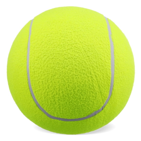 LOLIPPYY Giant 9.5 Inch Tennis Ball Pet Toy Outdoor Chew Ball for Dogs With Needle 2pcs