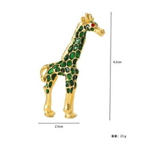 LOLIPPYY Giraffe Figurine: Animal Sculpture Metal Giraffe Collectible for Desk - Shelf Bedroom Office - Miniature Animal Decoration for Fairy Gardens Micro Landscape