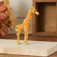 thumbnail image 1 of LOLIPPYY Metal Giraffe Figurine Sculpture - Miniature Animal Decoration for Desk, Shelf, Bedroom, Office, , Landscape, 1 of 7